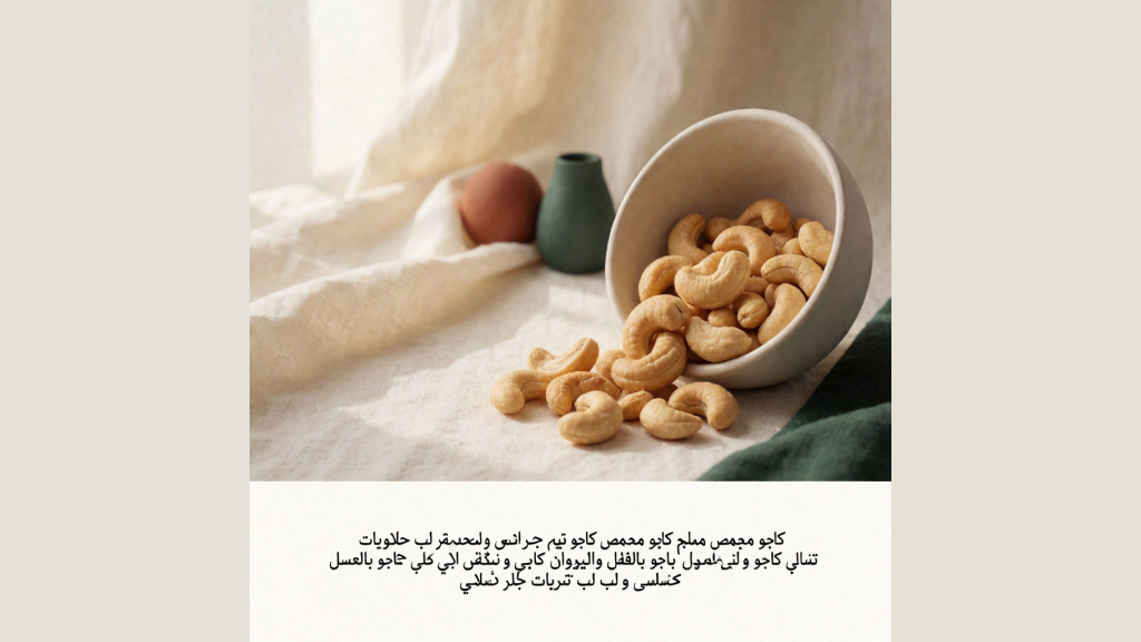 كاجو بطعم يليق بالضيافة